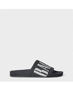 Balenciaga Bal Editor Slide Sn54 - Black