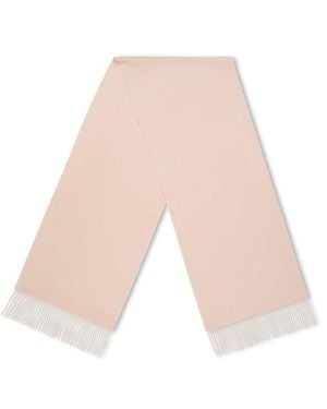 Prada Logo Midweight Scarf - Natural