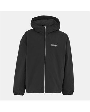 Represent Weather Resistant Windbreaker - Black