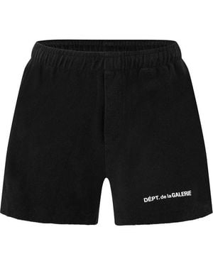 GALLERY DEPT. Fleece Jogger Shorts - Black