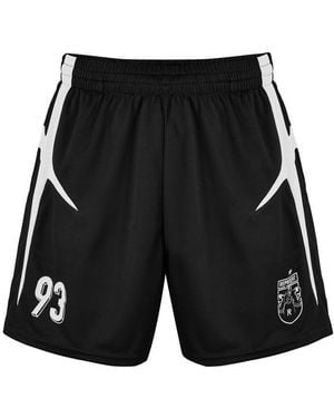 Represent Star Football Shorts - Black