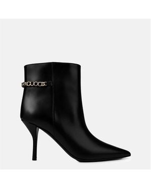Gucci Leather Signoria Ankle Boots - Black