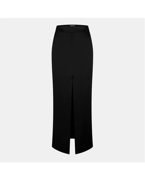 Tom Ford Tf Tailored Midi Skirt - Black