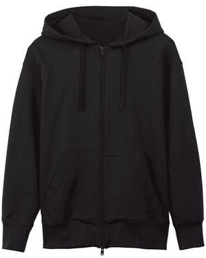 Y-3 Organic Cotton Terry Zip Hoodie - Blue