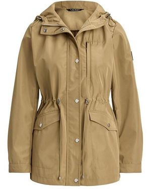 Ralph Lauren Water-Resistant Adjustable Rain Anorak - Natural