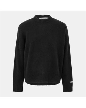 About Blank Mohair Long Sleeve Crew Neck Jumper - Black