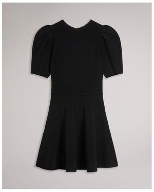 Ted Baker Knitted Jumper Dress - Black