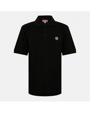 KENZO Happy Tiger Polo Shirt - Black
