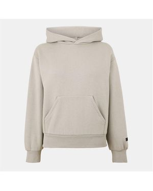 Fear Of God Back Logo Over-The-Head Relaxed Fit Hoodie - Grey