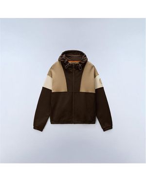 Napapijri Napa Bloom Full Zip - Brown