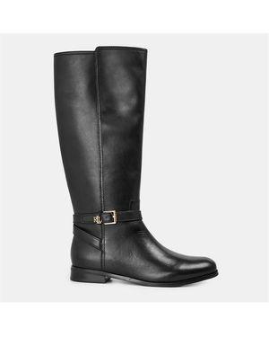 Ralph Lauren Brook Knee High Boots - Black