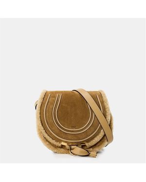Chloé Small Marcie Saddle Bag - Metallic