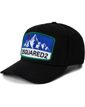DSquared² Dsq D2 Patch Cap Sn64 - Black