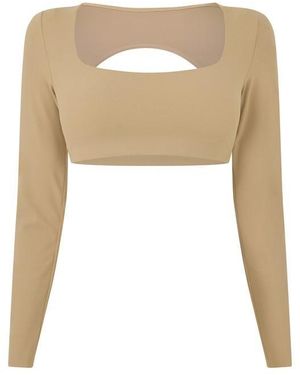 Nike Zenvy Ls Bra Ld64 - Natural