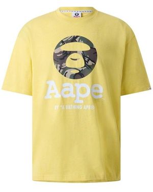 Aape T-Shirt - Yellow