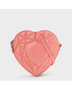 Tiffany & Co. Crossbody Heart-Shaped Handbag - Pink