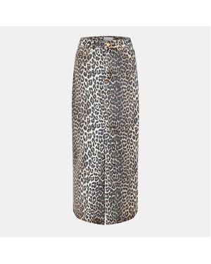 Ganni Denim Skirt - Brown