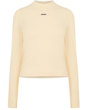 Jacquemus Gros Grain T-Shirt - Natural
