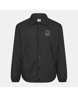CP COMPANY METROPOLIS Pertex Overshirt - Black
