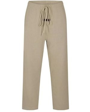 Fear Of God Relaxed Joggers Closed Hem Fleece Jogging Bottoms - Natural