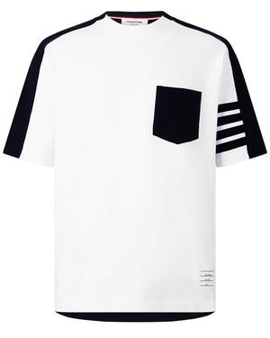 Thom Browne Tb Clrblck Ov 4Bar T Sn63 - White