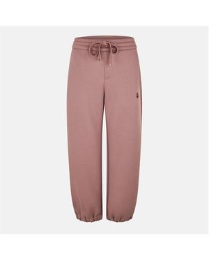 McQueen Cut And Sew Jersey Closed Hem Joggers - Pink