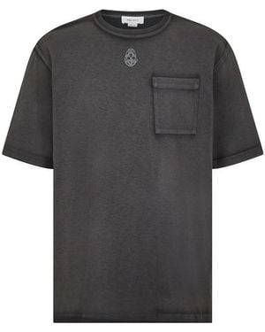 McQueen Faded T-Shirt - Black
