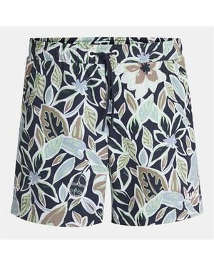 HUGO Calala Quick-Drying Mesh Lined Swim Shorts - Blue