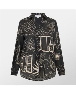 Never Fully Dressed Mono Palma Miley Shirt - Black