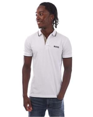 BOSS Paddy Pro Polo Shirt - White