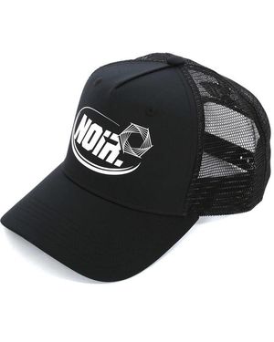 societe NOIR Swoosh Mesh Trucker Cap - Black
