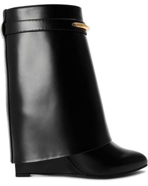 Givenchy Giv Shark Heeled Ankle Boots - Black