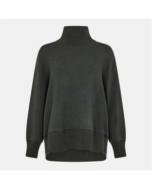 Varley Barker High-Neck Sweat - Grey