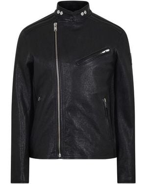 Belstaff Oulton Leather Jacket - Black