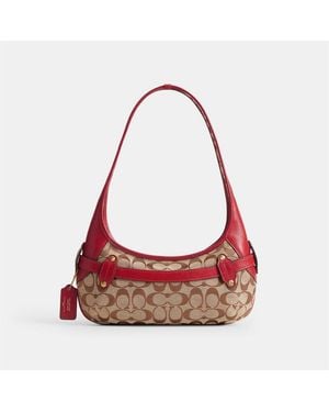 COACH Belted Ergo Shoulder Bag - Red