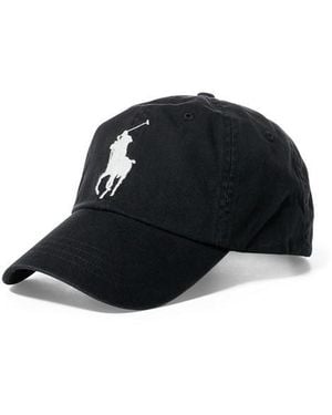 Polo Ralph Lauren Big Pony Chino Ball Cap - Black