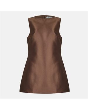 Odd Muse The Ultimate Muse Satin Shift Dress - White