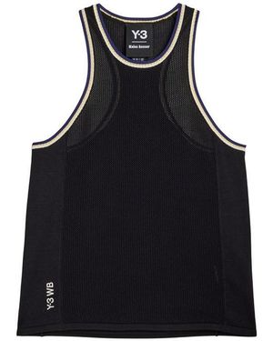 adidas Originals By Wales Bonner X Y3 Knit Tank Top - Black