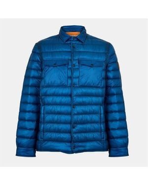 ARCTIC ARMY Commando Water Resistant Down Jacket - Blue