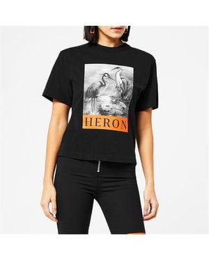 Heron Preston Print T-Shirt - Black