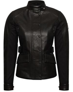 Belstaff Westerly Motorcycle Leather Jacket - Black