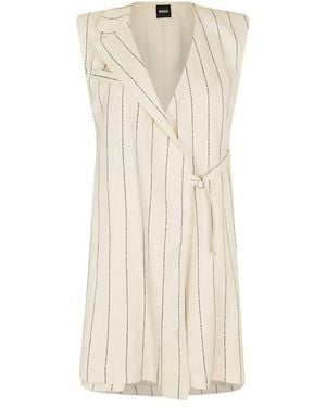 BOSS Dagania Jersey Skirt - Natural