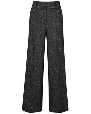 BOSS Tovette Straight Leg Trousers - Grey