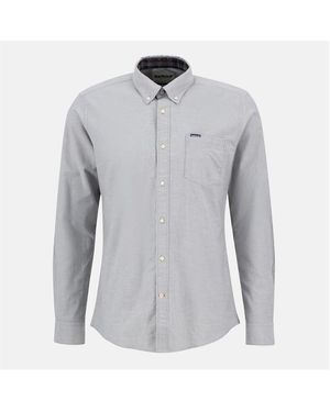 Barbour Marsden Tailored Long-Sleeved Shirt - Grey