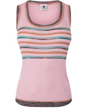 Missoni Knitted Tank Top - Purple