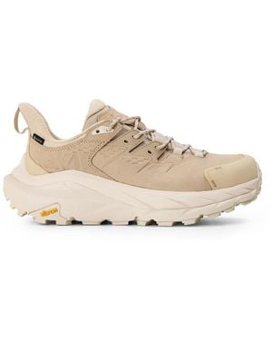 Hoka One One Kaha Low Gtx Waterproof Hiking Shoes - Natural