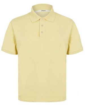 Saint Laurent Cass Short Sleeve Polo Shirt - Yellow
