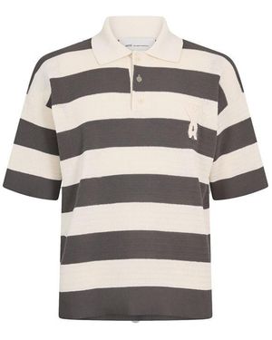 Ami Paris Knit De Coeur Polo Shirt - Multicolour