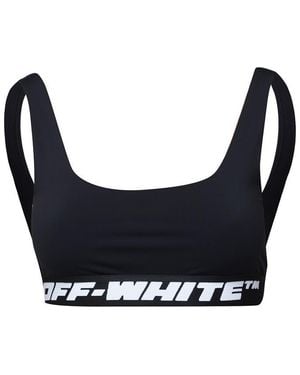 Off-White c/o Virgil Abloh Off Off Logo Band Bra - Blue