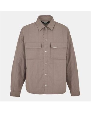 Represent Relaxed Tailored Overshirt - Brown